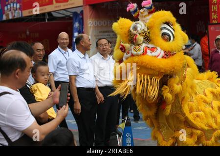 The 10th Mid-Autumn Moon Cake Culture Festival opens in Kunming City, southwest China's Yunnan Province, 9 September, 2023. Stock Photo