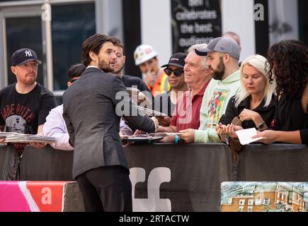 Toronto, Canada. 11th Sep, 2023. Ben Barnes attends 'The Critic' premiere during the 2023 Toronto International Film Festival at Princess of Wales Theatre on September 11, 2023 in Toronto, Ontario. Photo: PICJER/imageSPACE Credit: Imagespace/Alamy Live News Stock Photo