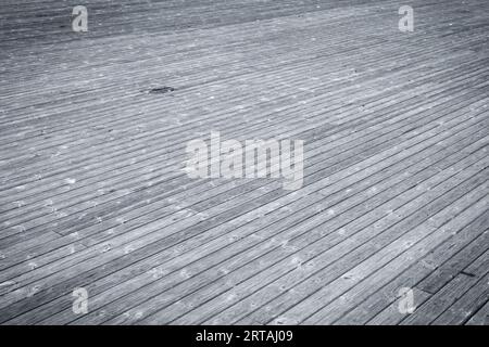 Large area of a wooden floor terace Stock Photo