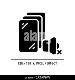 2D soundproof fibreglass glyph style solid icon Stock Vector