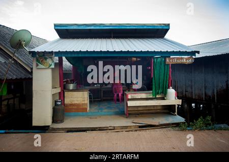 Koh Yao, Thailand; 1st January 2023: Front view of a house in the fishing village of Koh Yao island. Stock Photo