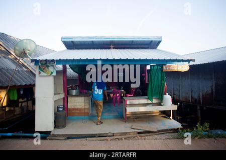 Koh Yao, Thailand; 1st January 2023: Front view of a house in the fishing village of Koh Yao island. Stock Photo