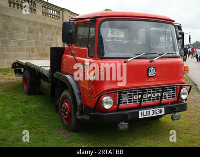 Red 1980 Bedford Lorry. Stock Photo
