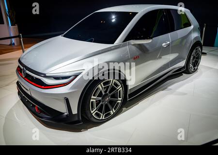 Volkswagen ID. GTI concept on the Volkswagen group stand at IAA Mobility 2023, Munich Germany. Stock Photo