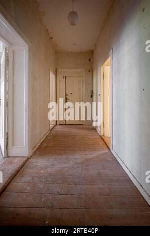 Corridor in old flat during renovation, home improvement concept Stock Photo