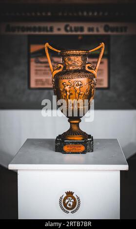 The coveted cup SUSSEX, ENGLAND. STEP BACK IN TIME with images from the goodwood revival event taken between September 8th 2023 and September 10th 202 Stock Photo