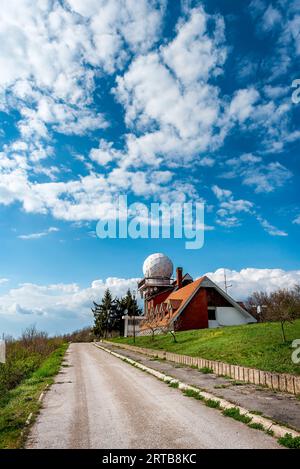 Doppler Weather Surveillance Radar In Shape Of Soccer Ball Stock Photo ...