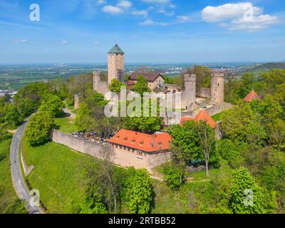 Starkenburg in Heppenheim, Bergstrasse, Odenwald, Hesse, Germany Stock Photo