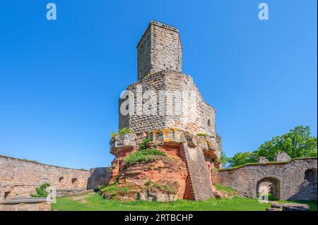 Graefenstein Castle, Merzalben, Palatinate Forest, Rhineland-Palatinate, Germany Stock Photo