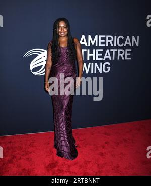 September 11, 2023, New York, New York, USA: Adrienne Warren attends The American Theatre Wing 2023 Fall Gala at Cipriani 42nd Street in New York. (Credit Image: © Photo Image Press via ZUMA Press Wire) EDITORIAL USAGE ONLY! Not for Commercial USAGE! Stock Photo