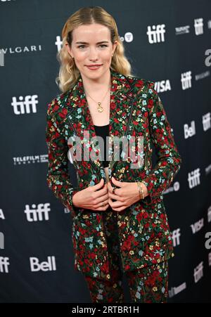 Toronto, Canada. 11th Sep, 2023. Willa Fitzgerald arrives for the premiere of 'Wildcat' at the Royal Alexandra Theatre during the Toronto International Film Festival in Toronto, Canada on Monday, September 11, 2023. Photo by Chris Chew/UPI Credit: UPI/Alamy Live News Stock Photo