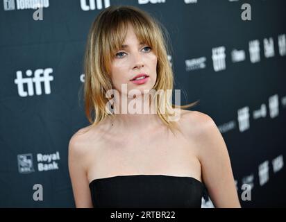 Toronto, Canada. 11th Sep, 2023. Maya Hawke arrives for the premiere of 'Wildcat' at the Royal Alexandra Theatre during the Toronto International Film Festival in Toronto, Canada on Monday, September 11, 2023. Photo by Chris Chew/UPI Credit: UPI/Alamy Live News Stock Photo