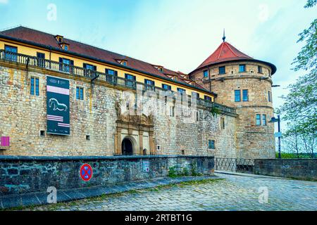 Hohentuebingen Castle in Tuebingen, Baden-Württemberg, Germany Stock Photo