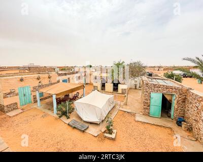 Mauritania, Adrar region, Chinguetti, La Rose des Sables guest house Stock Photo