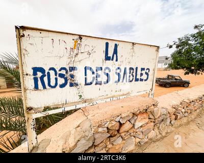 Mauritania, Adrar region, Chinguetti, La Rose des Sables guest house Stock Photo