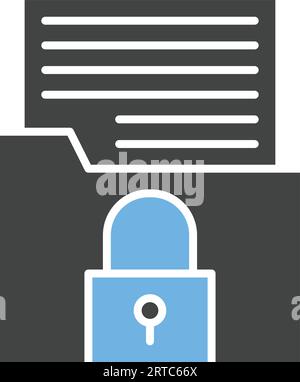 Confidential Project Icon image. Suitable for mobile application. Stock Vector