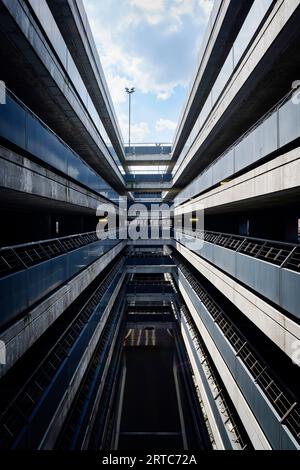 Multi-storey car park at the Borsigturm, Berlin, Germany, Europe Stock Photo