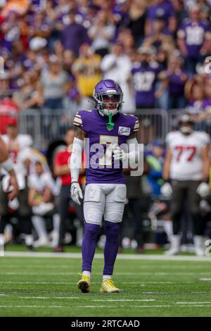 Minnesota Vikings' Byron Murphy Jr. during an NFL football game against the  Philadelphia Eagles, Thursday, Sept. 14, 2023, in Philadelphia. (AP  Photo/Derik Hamilton Stock Photo - Alamy