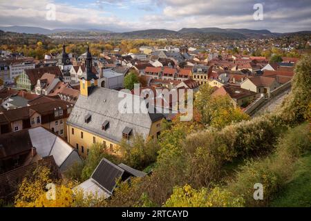 View of the old town of Heidecksburg, Rudolstadt, district of Saalfeld-Rudolstadt, Thuringia, Germany, Europe Stock Photo