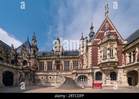 Exterior view of the Palais Bénédictine in Fecamp, Normandy, France Stock Photo