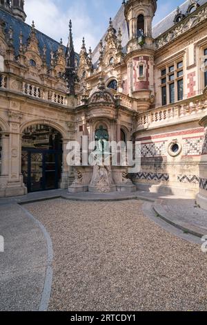 Exterior view of the Palais Bénédictine in Fecamp, Normandy, France Stock Photo
