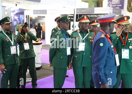 London, United Kingdom. 12th Sep, 2023. Arms manufacturers from all over the globe present their products at the DSEI London 2023 with an emphasis on air defence and autonomous vehicles. Credit: Uwe Deffner/Alamy Live News Stock Photo