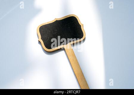 Blackboard frame isolated on white background Stock Photo