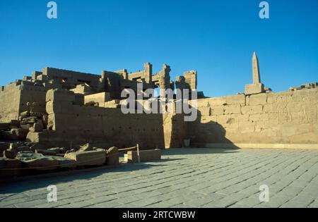 The Temple of Karnak at Luxor Egypt Stock Photo