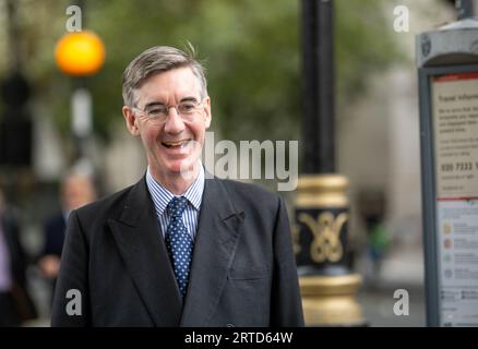 London, UK. 12th Sep, 2023. Jacob Rees-Mogg MP in Westminster London UK Credit: Ian Davidson/Alamy Live News Stock Photo