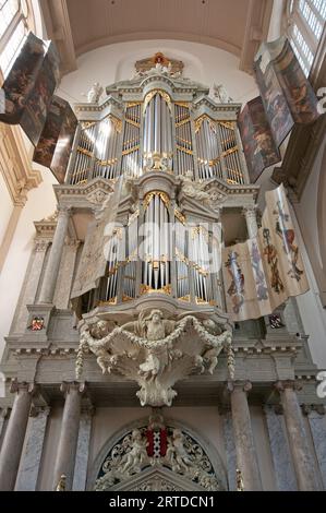 Duyschot organ in Westerkerk (Western Church), Amsterdam, Netherlands Stock Photo