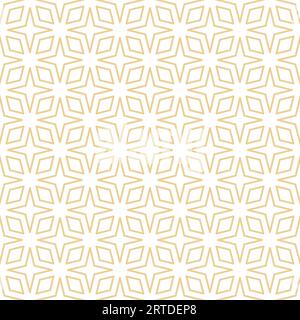 Geometric seamless pattern. A composition of diamond-shaped and stellar elements. Template for creative ideas and design Stock Vector