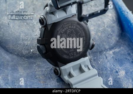 Casio G-shock Frogman Royal Navy GWF-A1000RN-8AER Stock Photo