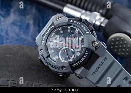 Casio G-shock Frogman Royal Navy GWF-A1000RN-8AER Stock Photo