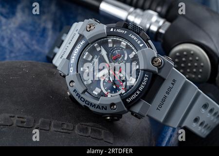 Casio G-shock Frogman Royal Navy GWF-A1000RN-8AER Stock Photo