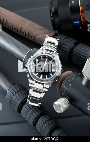 Casio G-Shock GST-B500D-1A Stock Photo