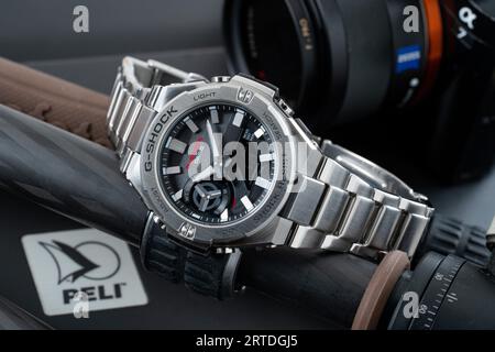 Casio G-Shock GST-B500D-1A Stock Photo