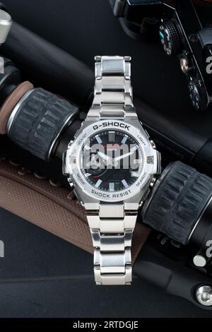 Casio G-Shock GST-B500D-1A Stock Photo