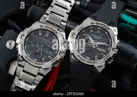 Casio G-Shock GST-B500D-1A Stock Photo