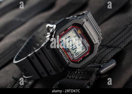 Casio g-shock DW-5600 wrist watch Stock Photo - Alamy