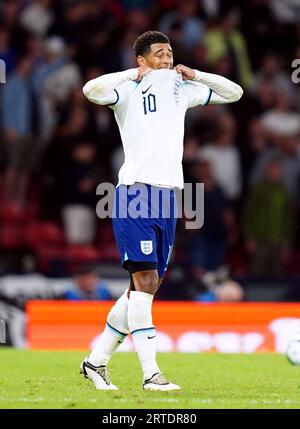 England's Jude Bellingham reacts during the 2026 FIFA World Cup ...