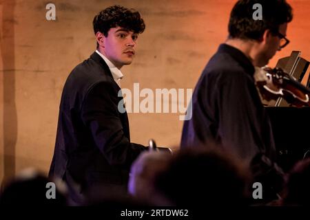 Prague, Czech Republic. 12th Sep, 2023. Concert of Sedlacek Quartet during the Dvorak's Prague international music festival at St Agnes Convent in Prague, Czech Republic, September 12, 2023. Credit: Jaroslav Svoboda/CTK Photo/Alamy Live News Stock Photo