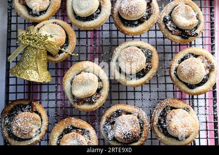 Traditional homemade mince pies Stock Photo