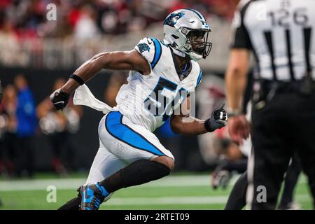 Detroit Lions linebacker James Houston (41) on defense during an NFL  preseason football game against the Carolina Panthers, Friday, Aug. 25,  2023, in Charlotte, N.C. (AP Photo/Brian Westerholt Stock Photo - Alamy