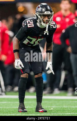 Atlanta Falcons cornerback Dee Alford (37) walks off the field