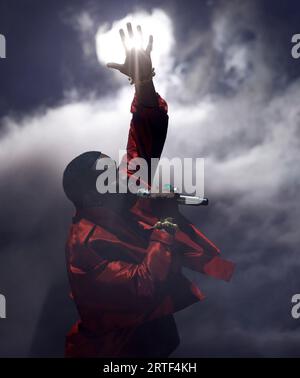 Newark, United States. 12th Sep, 2023. Sean 'Diddy' Combs performs before accepting the Global Icon award during the 2023 MTV Video Music Awards 'VMA's' at the Prudential Center in Newark, New Jersey, on Tuesday, September 12, 2023. Photo by John Angelillo/UPI Credit: UPI/Alamy Live News Stock Photo