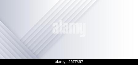 Diagonal gradient lines background. Light blue gray abstract tech stripes wallpaper. Subtle geometric universal texture. Vector silver and white backdrop for flyer, poster, banner, cover Stock Vector