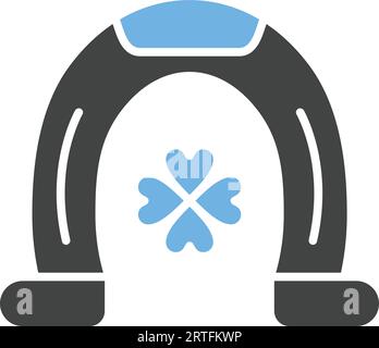 Horseshoe Icon image. Suitable for mobile application. Stock Vector