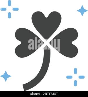 Irish Icon image. Suitable for mobile application. Stock Vector