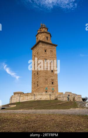 Tower of Hercules, A Coruna, Galicia, Spain Stock Photo