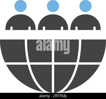 Outsource Icon Image. Stock Vector